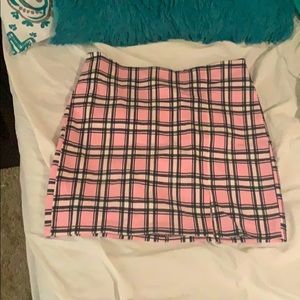 plaid pink skirt from rue21 ❤️✨